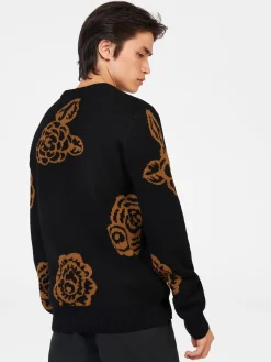 Ben Sherman Sweaters & Knits^Winter Floral Sweater - Black