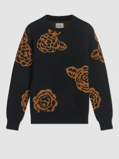 Ben Sherman Sweaters & Knits^Winter Floral Sweater - Black